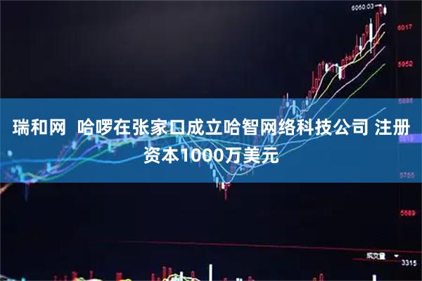 瑞和网  哈啰在张家口成立哈智网络科技公司 注册资本1000万美元