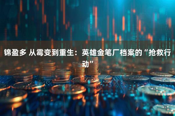 锦盈多 从霉变到重生：英雄金笔厂档案的“抢救行动”