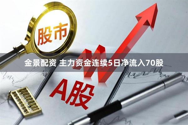 金景配资 主力资金连续5日净流入70股