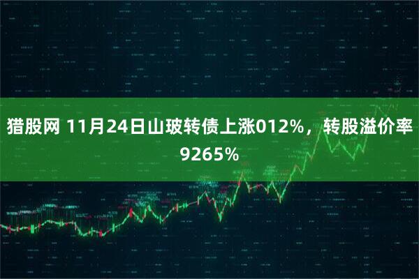 猎股网 11月24日山玻转债上涨012%，转股溢价率9265%